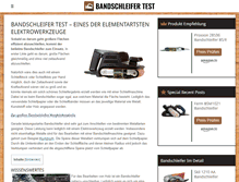 Tablet Screenshot of bandschleifertest.net